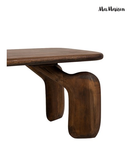 MaMaison stolik kawowy ORIZON 120         brązowy / drewno