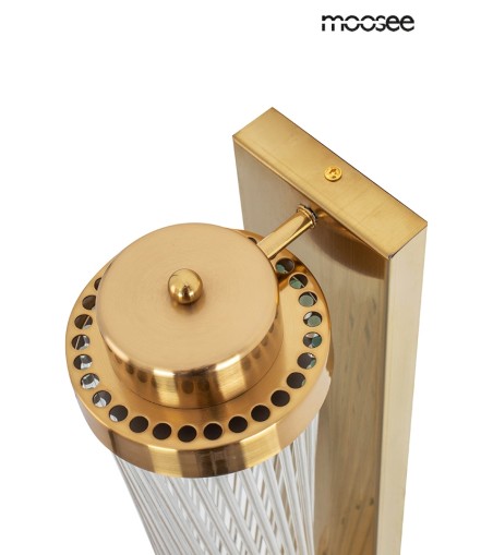 MOOSEE lampa ścienna COLUMN 40 złota