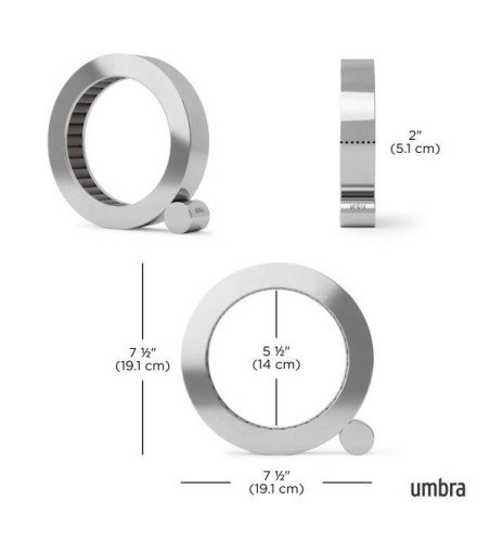 UMBRA organizer na biżuterię FERRIS       chrom