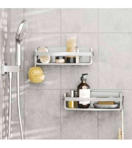 UMBRA półka prysznicowa FLEX szara