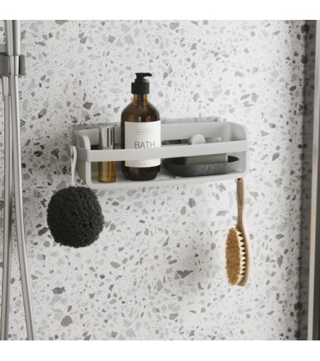 UMBRA półka prysznicowa FLEX szara