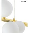 MOOSEE lampa wisząca ALURE OVAL 120       złota/mleczna
