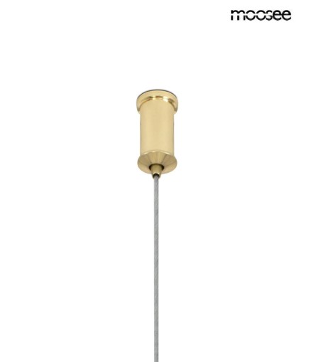 MOOSEE lampa wisząca ALURE OVAL 120       złota/mleczna
