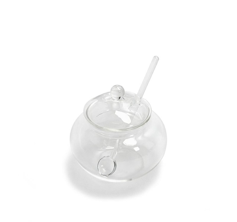 Mini cukiernica z łyżeczką SHP JAR        transparentna