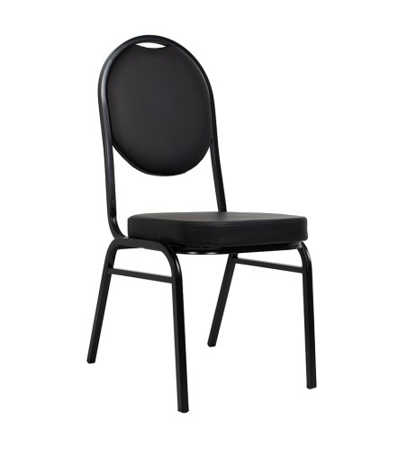 Krzesło bankietowe / konferencyjne HEBE   czarne
