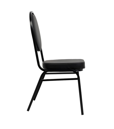 Krzesło bankietowe / konferencyjne HEBE   czarne