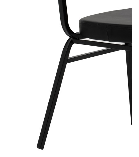 Krzesło bankietowe / konferencyjne HEBE   czarne