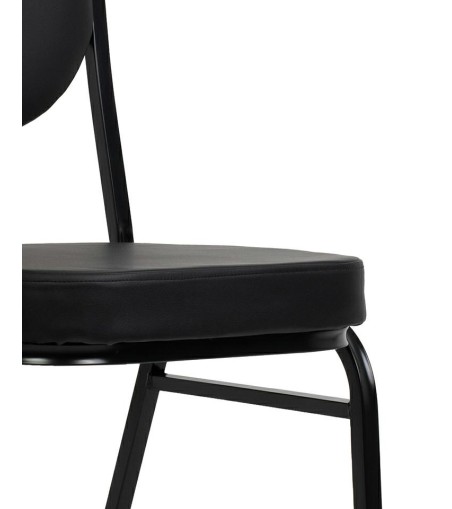 Krzesło bankietowe / konferencyjne HEBE   czarne