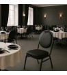 Krzesło bankietowe / konferencyjne HEBE   czarne