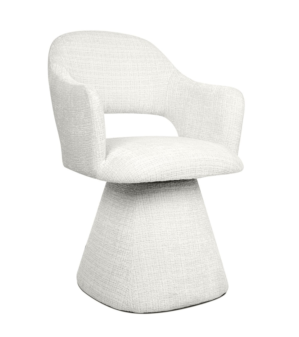 MaMaison krzesło obrotowe VERONA białe