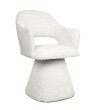 MaMaison krzesło obrotowe VERONA białe