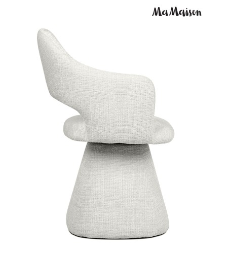 MaMaison krzesło obrotowe VERONA białe