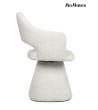 MaMaison krzesło obrotowe VERONA białe