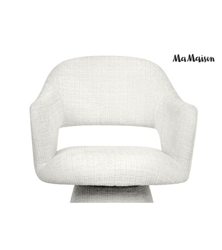 MaMaison krzesło obrotowe VERONA białe