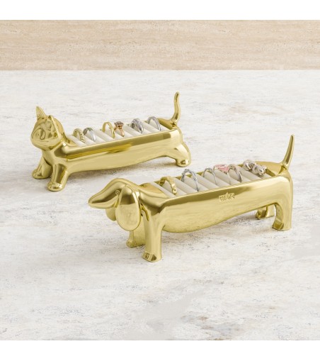 UMBRA organizer na pierścionki ALI CAT    złoty