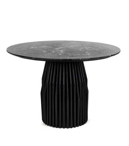 MaMaison stół jadalniany LEVANTE 120      czarny marmur