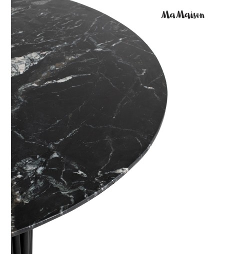 MaMaison stół jadalniany LEVANTE 120      czarny marmur