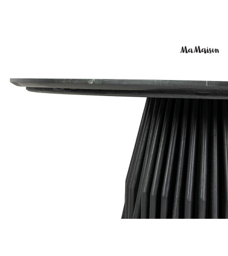 MaMaison stół jadalniany LEVANTE 120      czarny marmur