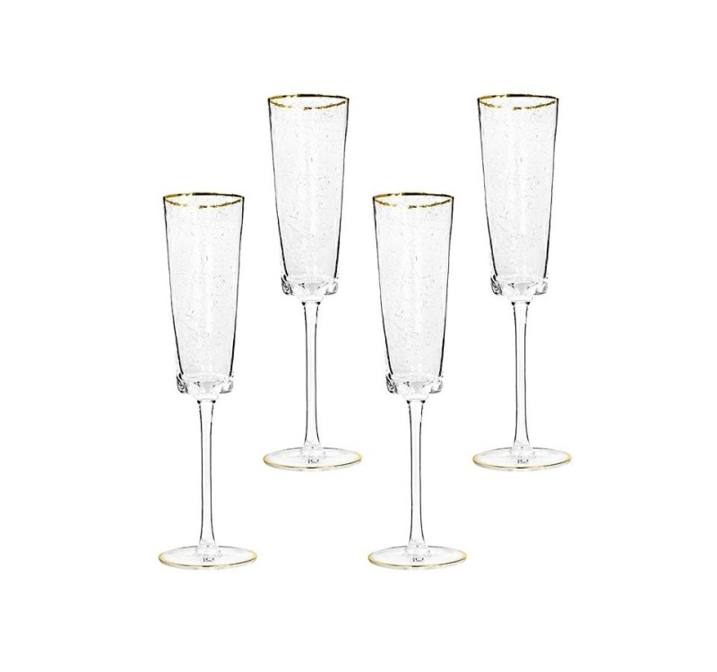 KARE komplet 4 kieliszków do szampana     HOMMAGE 165ml