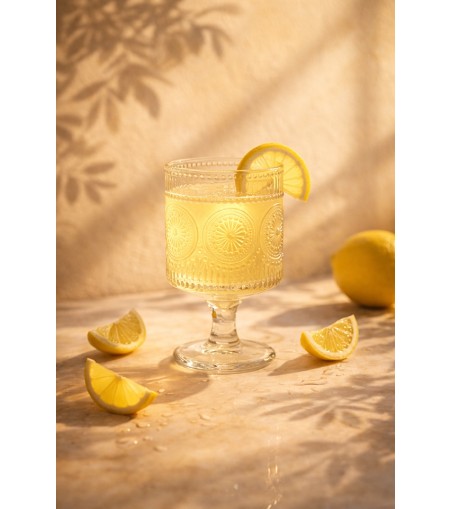 Zestaw 4 szklanek SHP FLORES              transparentny