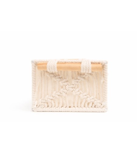 Koszyk dekoracyjny SHP BOHO beżowy