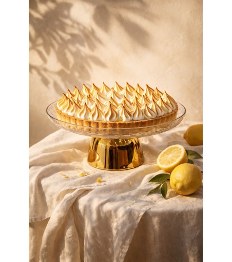 Patera dekoracyjna SHP SWEET złota /      transparentna