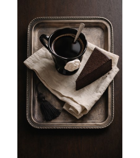 Kubek SHP BIAŁA RÓŻA COCO czarny