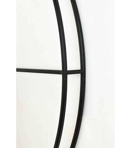 KARE zegar STRINGS 60 czarno-złoty