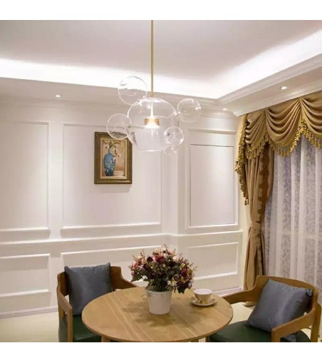 MOOSEE lampa wisząca CAPRI 6 złota