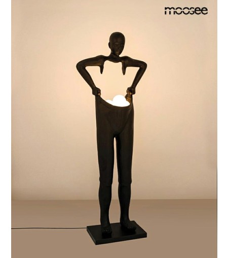 MOOSEE lampa podłogowa HUMAN HOUDINI      czarna
