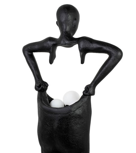 MOOSEE lampa podłogowa HUMAN HOUDINI      czarna