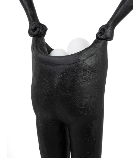 MOOSEE lampa podłogowa HUMAN HOUDINI      czarna