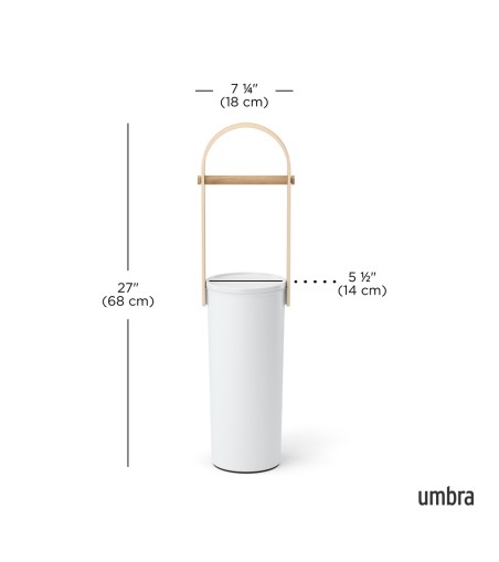 UMBRA stojak na papier toaletowy          BELLWOOD biały/naturalny