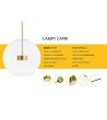 MOOSEE Lampa wisząca CAPRI DISC 5 złota