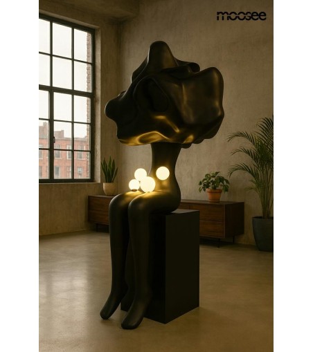 MOOSEE lampa podłogowa HUMAN IN THE       CLOUDS czarna