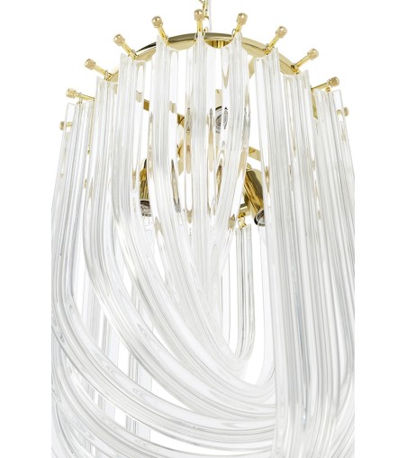 MOOSEE lampa wisząca MURANO L złota