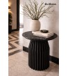 MaMaison stolik LEVANTE 50 czarny marmur  / drewno