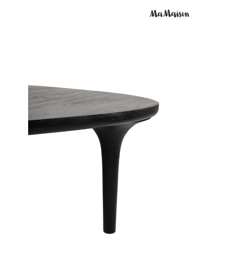 MaMaison stolik kawowy LAMINAR 86 czarny  / drewno