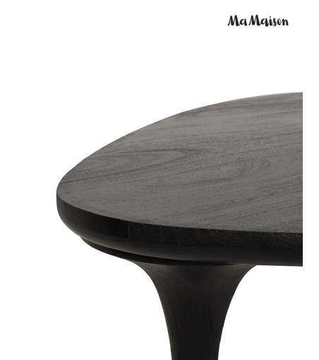 MaMaison stolik kawowy LAMINAR 86 czarny  / drewno
