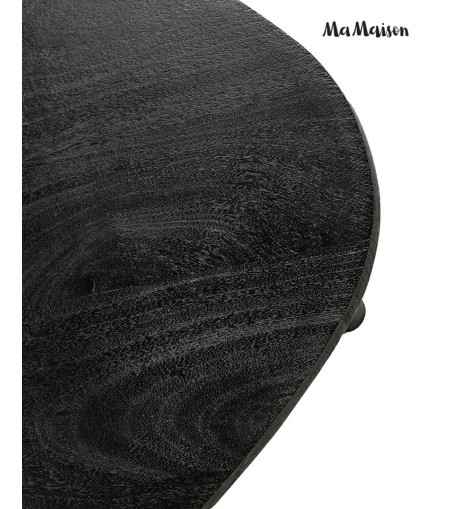 MaMaison stolik kawowy LAMINAR 86 czarny  / drewno