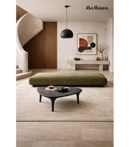 MaMaison stolik kawowy LAMINAR 86 czarny  / drewno