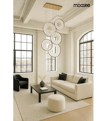 MOOSEE lampa wisząca STARDUST złota
