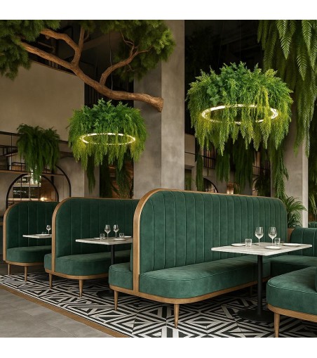 MOOSEE lampa wisząca GARDENS 160 czarna