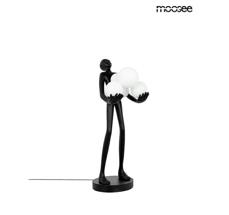 MOOSEE lampa stołowa HUMAN PREMIUM        czarna