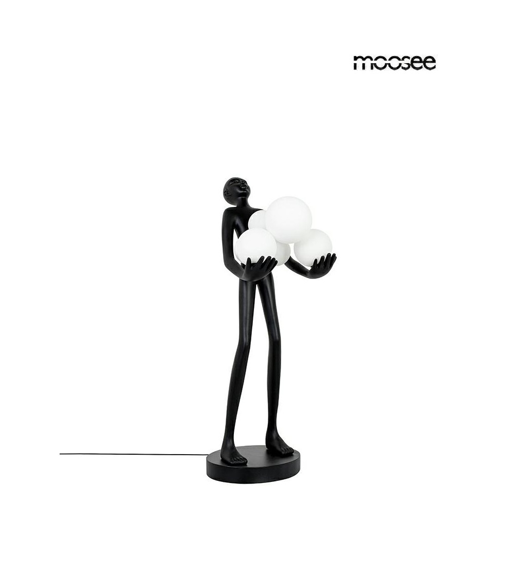 MOOSEE lampa stołowa HUMAN PREMIUM        czarna
