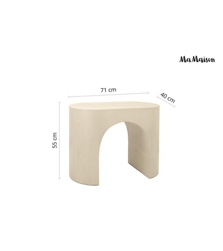 MaMaison stolik ICARO 71 beżowy / drewno