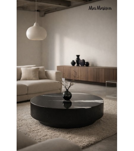 MaMaison stolik kawowy LAGO 100 czarny