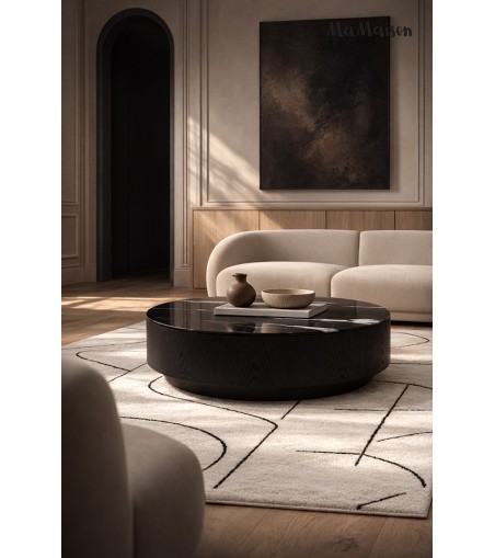 MaMaison stolik kawowy LAGO 100 czarny