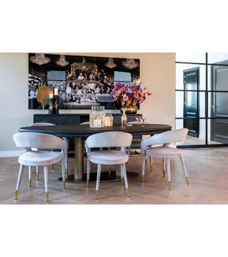 RICHMOND stół jadalniany MACARON 235 - owalny blat