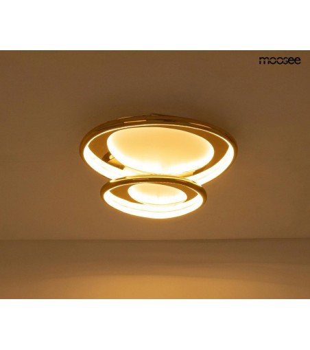 MOOSEE lampa sufitowa / plafon CELL 2     złota